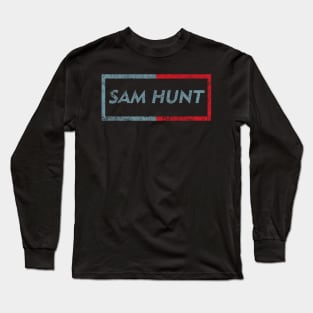 Sam Hunt Distressed Long Sleeve T-Shirt